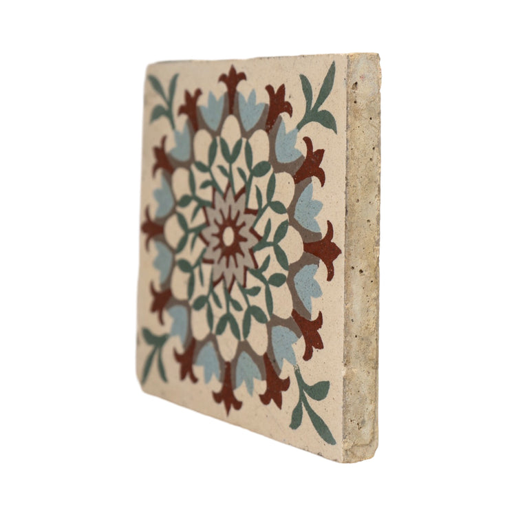 Reclaimed French Encaustic Concrete Tile