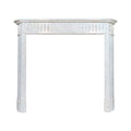 Antique French Carrara Marble Mantel (M-BECA)