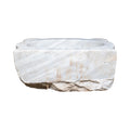 Antique French White Carrara Marble Sink (S-LNQP)