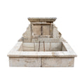 Antique French Limestone Wall Fountain (F-TFGF)