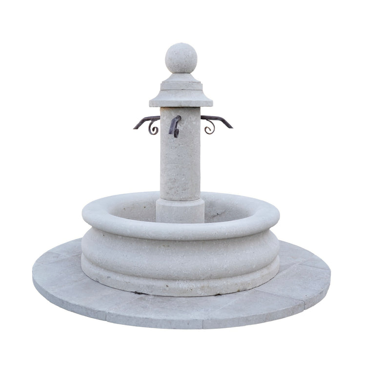 Contemporary French Limestone Central Fountain (FO153)