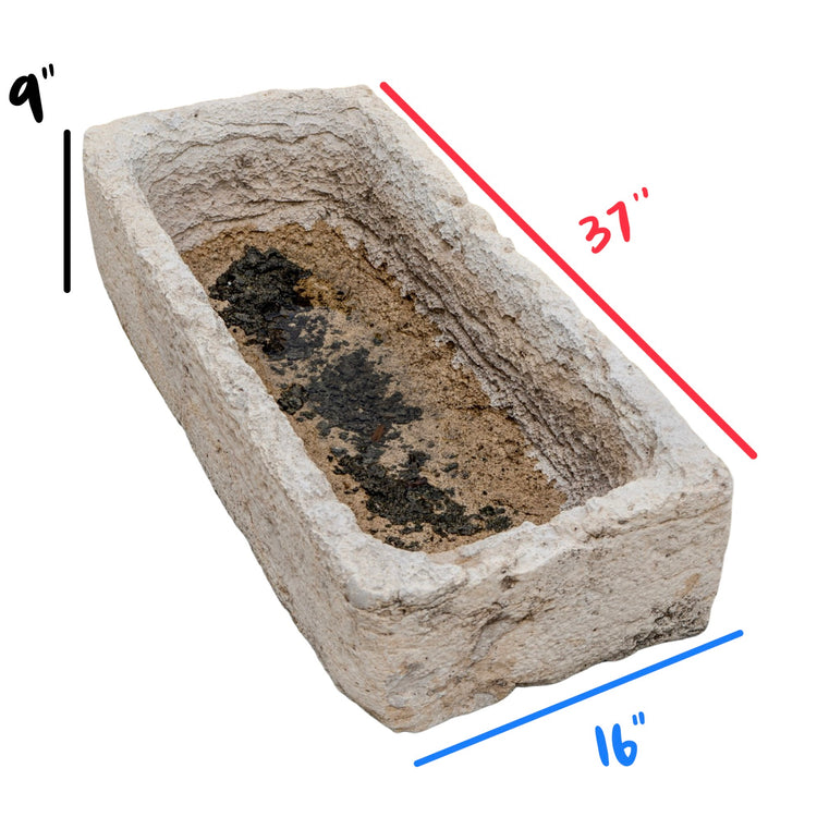 Antique French Limestone Trough (T-BK2PE)