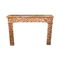 Antique French Alep Breccia Marble Mantel (M30136)