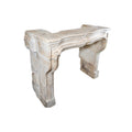 Antique Italian Limestone Mantel (M-KRC1)