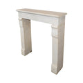 Antique French Limestone Mantel (M-PLNZ)