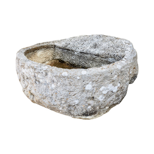 Antique French Semi-Circular Trough (T-JWFB)