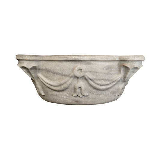 French White Carrara Marble Sink