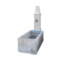 Antique French Burgundy Limestone Wall Fountain (F-SDXB)