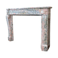 Antique French Rose de Norvege Marble Mantel (M30126)