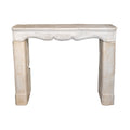 Antique French Limestone Mantel (M-ZQKJ)