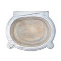 Antique French White Carrara Marble Sink (S-KQBT)