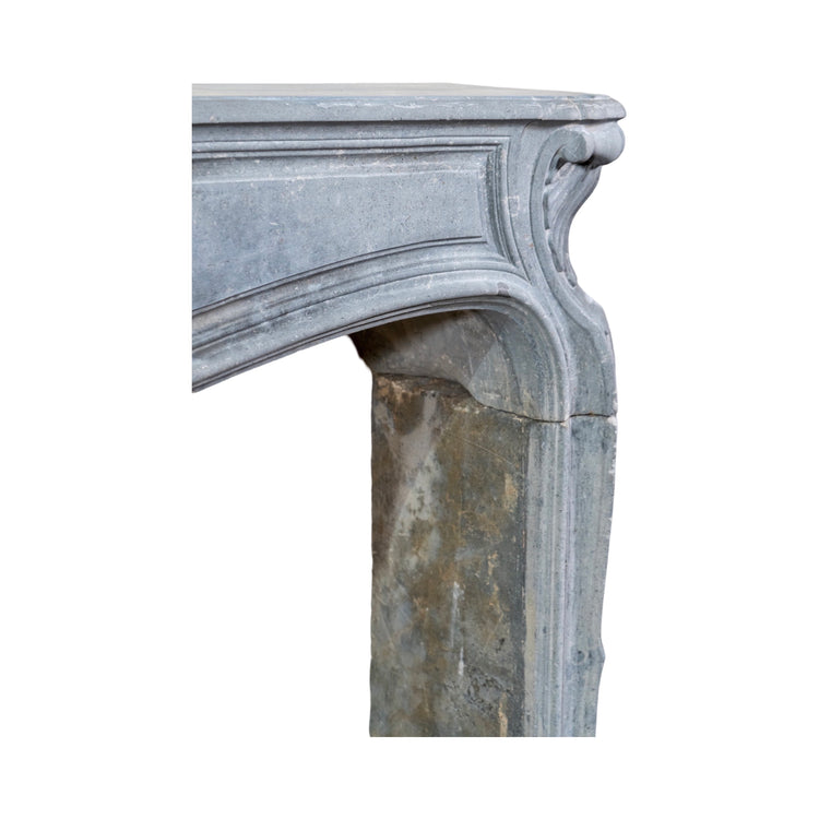 Antique Belgian Bluestone Mantel