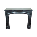 Antique Belgian Black Noir De Mazy Marble Mantel (M-MLRF)
