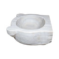 Antique French White Carrara Marble Sink (S-LNQP)