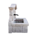 Antique French Limestone Wall Fountain (F-NWHM)