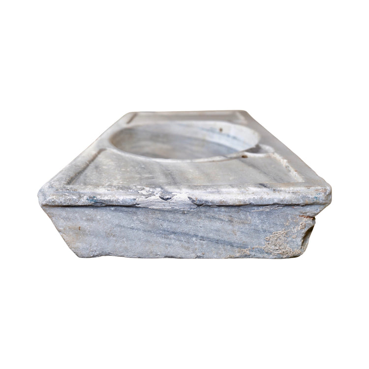 Greek White Veined Carrara Marble Sink