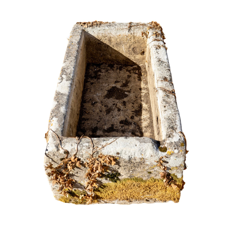 Antique French Limestone Trough