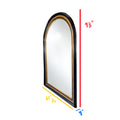 Antique French Ebony Wooden Mirror (HD-HSGE)