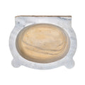 Antique French White Carrara Marble Sink (S-FHMG)