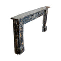 Antique French Portoro Nero Marble Mantel (M-DFVQ)