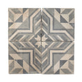 Reclaimed French Encaustic Geometric Concrete Tile (ET-HLRS)