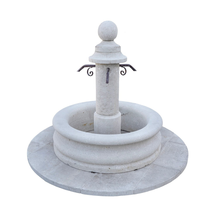 Contemporary French Limestone Central Fountain (FO153)