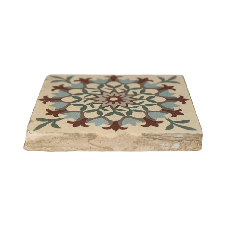 Reclaimed French Encaustic Concrete Tile