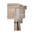 Antique French Limestone Mantel (M-XKBM)