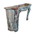 Antique French Grand Mix Campan Marble Mantel (MCH1026)