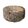 Antique French Limestone Round Trough (V-THZK)
