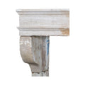 Antique French Limestone Mantel (ALCH636)