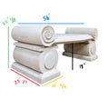 Contemporary French Limestone Bench (GE-EVGH)