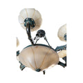 French Bronze and Alabaster Chandelier (L-UBGA)
