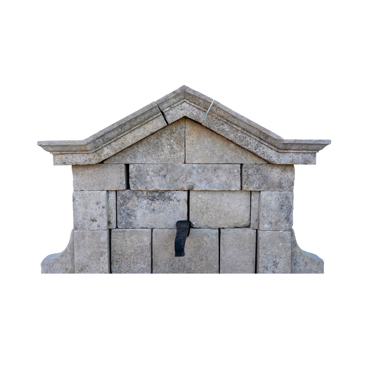 Antique French Limestone Wall Fountain