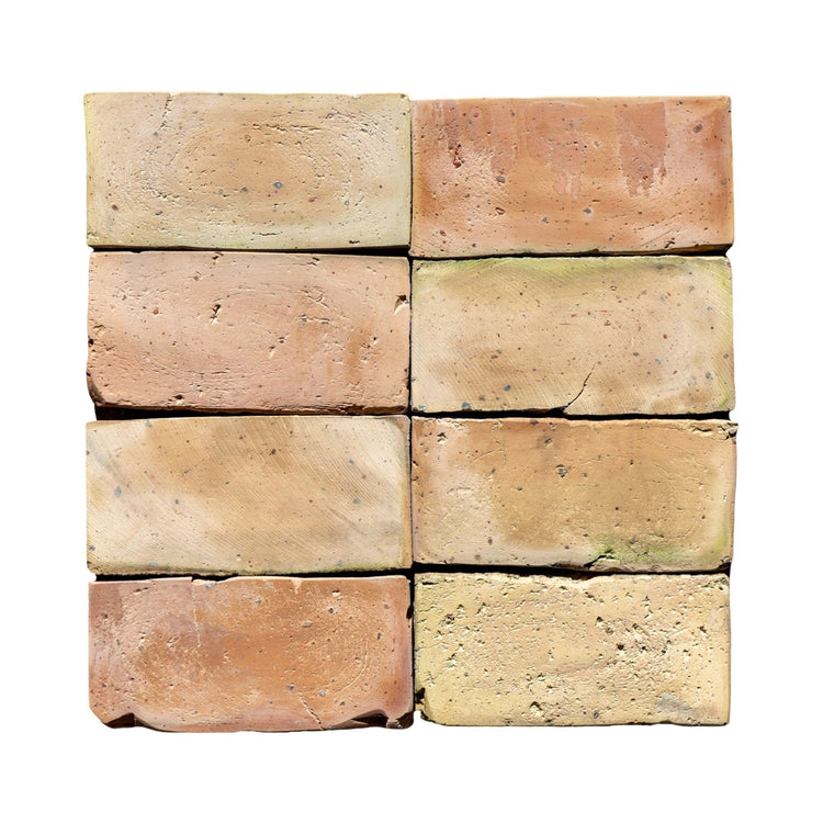 Reclaimed French Terracotta Herringbone Pavers (TC-CSVL)