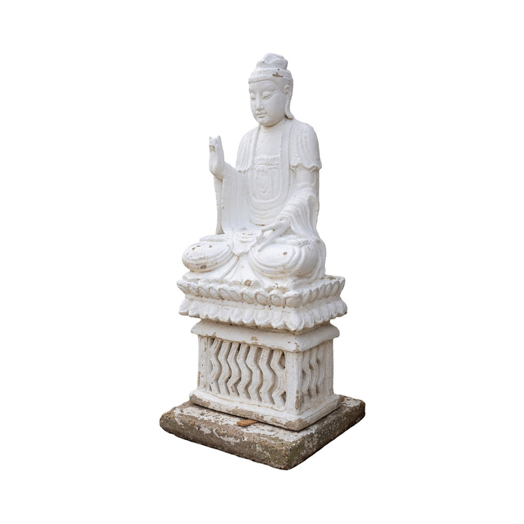 Antique French Limestone Composite Guanyin Sculpture (GE-SCGP)