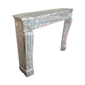 Antique French Rose de Norvege Marble Mantel (M30126)