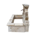 Antique French Limestone Wall Fountain (F-TFGF)