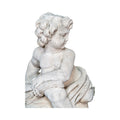 Contemporary French Limestone Putti Sculpture (GE-ZEAV)