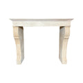 Antique French Limestone Mantel (M-HMNA)