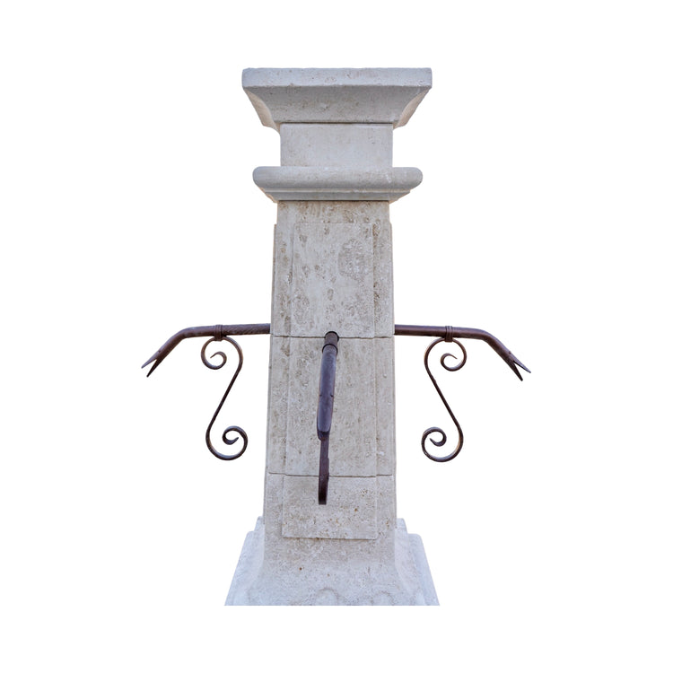 Contemporary French Limestone Central Fountain (FO115)