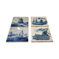 Belgian Glazed Delft Stippling Tiles (HD-SGZM)