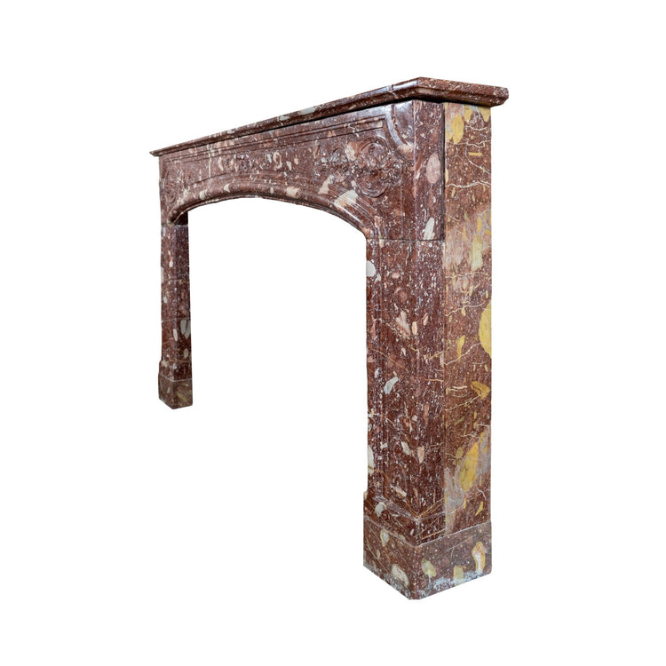 Antique French Rance Marble Mantel (MW30034)