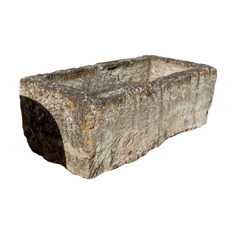 Antique French Limestone Trough