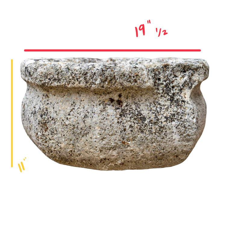 Antique French Limestone Vessel (V-DTMS)