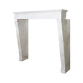 Antique French Limestone Mantel (M-WCXP)
