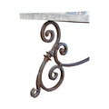 Antique Belgian Bluestone and Wrought Iron Table (TA-WGMN)