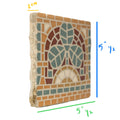 Reclaimed French Encaustic Concrete Tile (ET-CYKG)