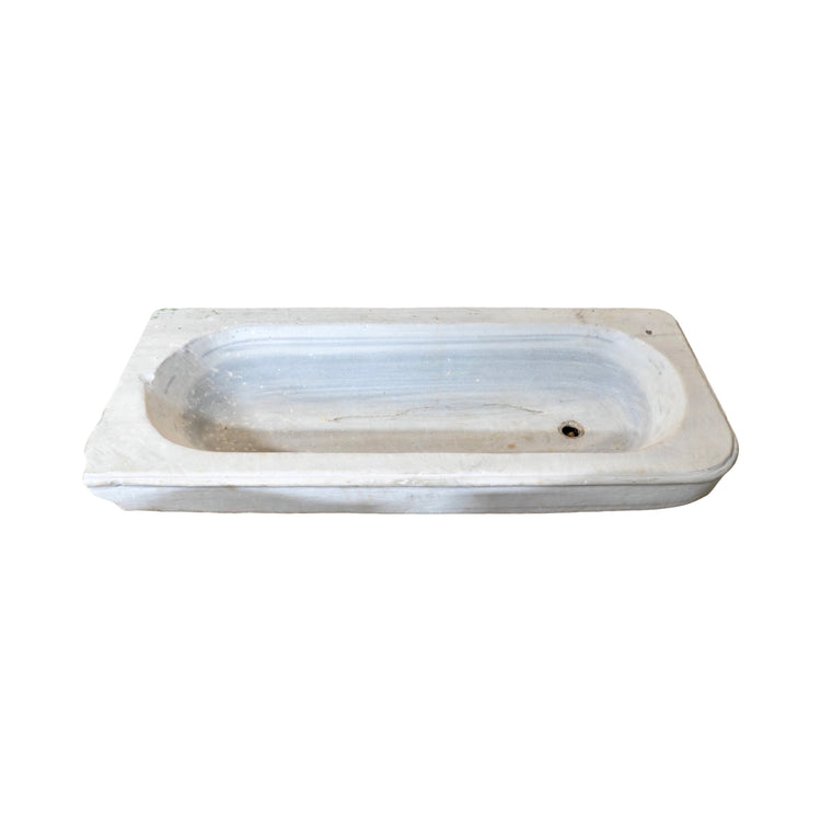 French White Carrara Marble Sink