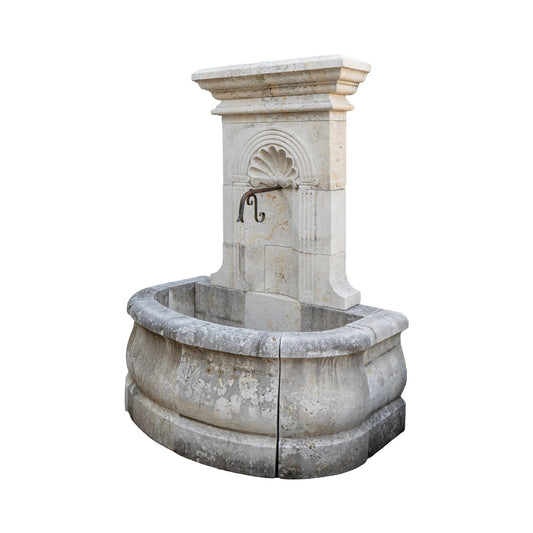 Contemporary French Limestone Wall Fountain (FO39)